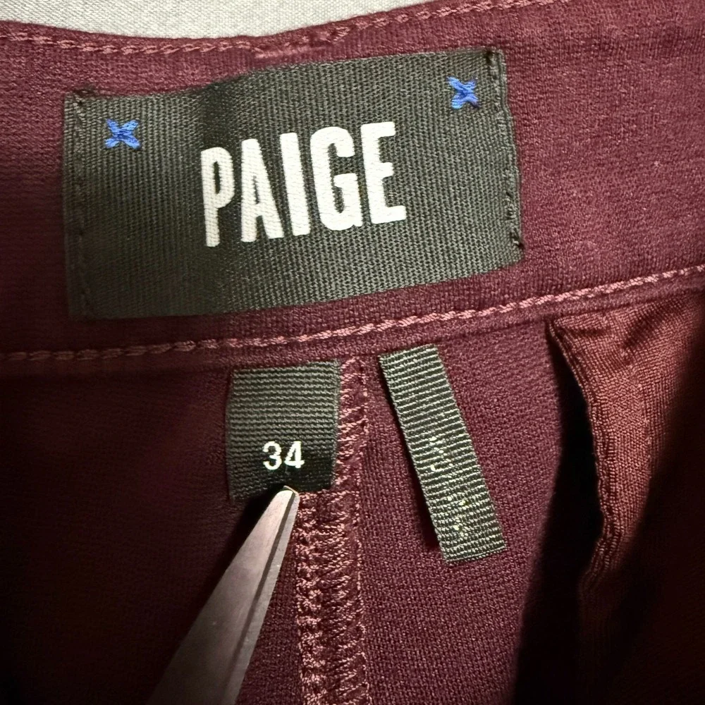 Paige Pants Mens 34 Dark Academia Minimalist Preppy Quiet Luxury Business Casual